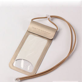 Humanity Design Waterproof Cell Phone Pouch , TPU Transparent Phone Pouch