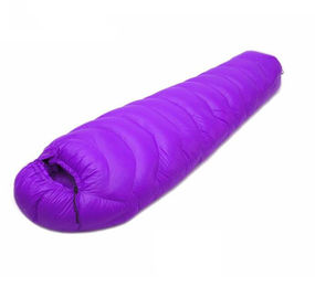 Thermal Waterproof Sleeping Bag For Adults , Outdoor Duck Down Sleeping Bag