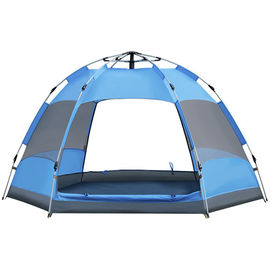 5-8 People Waterproof Camping Tent Hexagonal Shape For Multiple Person