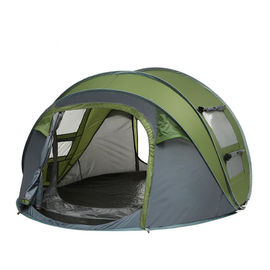 4-6 Person Rainproof Camping Tent , Automatic Speed Open Tent 380*260*130cm