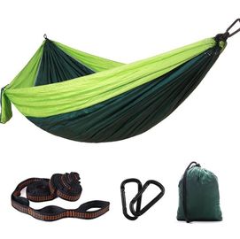 2 Persons Portable Camping Hammock , 440lbs Nylon Camping Hammock For Outdoor