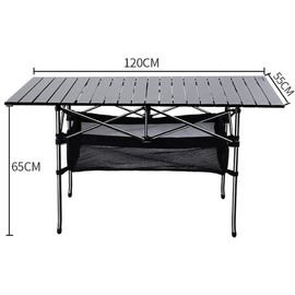 Portable Foldable Camping Chair , Black Car Picnic Table With Chairs