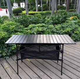 Portable Foldable Camping Chair , Black Car Picnic Table With Chairs