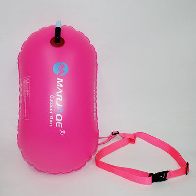 Bubble Safety PVC Open Water Swimming Float With Adjustable Waist Belt