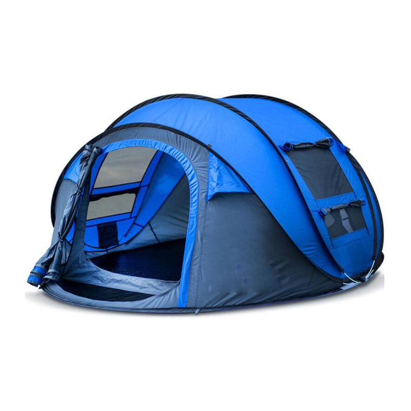 4-6 Person Rainproof Camping Tent , Automatic Speed Open Tent 380*260*130cm