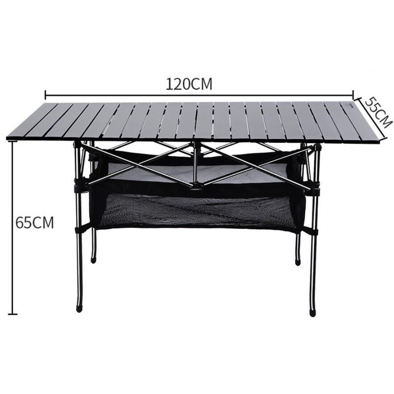 Portable Foldable Camping Chair , Black Car Picnic Table With Chairs